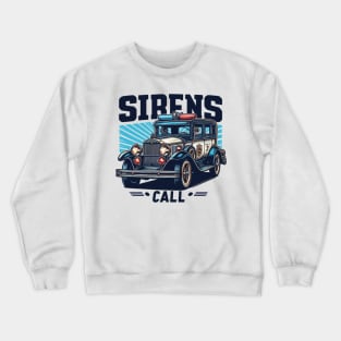 Police Car Crewneck Sweatshirt